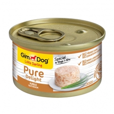 Консервированный корм для собак в желе Gimdog Pure Delight цыпленок