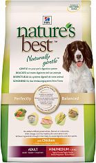 Сухой корм для взрослых собак мелких и средних пород Hills Nature Best Canine Adult Mini/Medium с овощами 12 кг