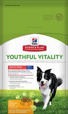 Cухой корм для собак средних пород старше 7 лет Hill's Science Plan Youthful Vitality с курицей и рисом