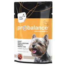 Консервированный корм для собак ProBalance adult small&medium Immuno Protection для взрослых собак малых и средних пород, пауч 100 гр.
