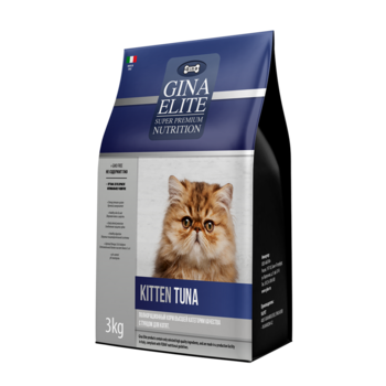Сухой корм высшей категории качества для котят Gina Elite Kitten Tuna с тунцом 1 кг, 3 кг, 20 кг