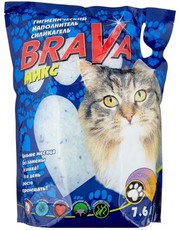 Cиликагелевый наполнитель для кошек BRAVA