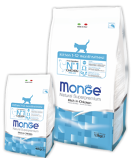 Сухой корм для котят Monge Daily Line Kitten с курицей