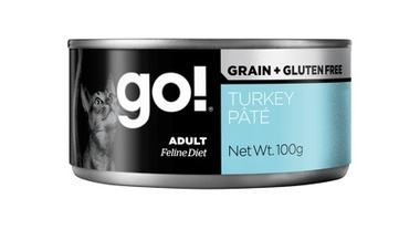 Консервы для кошек, паштет, Go! Natural Holistic Grain Free Turkey Pate беззерновые с индейкой  100 г