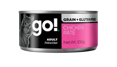 Консервы для кошек, паштет, Go! Natural Holistic Grain Free Chicken Pate беззерновые с курицей 100 г