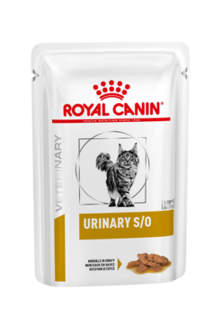 Влажный корм Royal Canin Urinary S/O для кошек при мочекаменной болезни кусочки в соусе 85 г  1 шт.