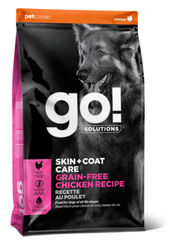 Сухой корм для собак и щенков Go! Natural Holistic Skin + Coat Grain Free с Цельной курицей 1,59 кг, 5,44 кг, 11,3 кг