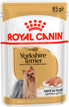 Влажный корм для взрослых собак породы йоркширский терьер Royal Canin Yorkshire Terrier 85 г 85 гр