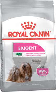 Сухой корм для взрослых собак мелких пород привередливых в питании от 10 месяцев Royal Canin Mini Exigent 1 кг, 3 кг