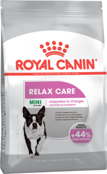 Сухой корм для собак подверженных стрессовым факторам в возрасте от 10 месяцев до 8 лет Royal Canin Mini Relax Care, Роял Канин Мини Релакс Кэа 1 кг, 3 кг