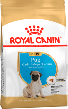Сухой корм для щенков породы мопс в возрасте до 10 месяцев Royal Canin Pug Puppy, Royal Canin Мопс Паппи 1,5 кг