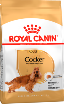 Сухой корм для собак породы Кокер-спаниель от 12 месяцев Royal Canin Cocker Adult, Роял Канин Кокер Эдалт 3 кг, 12 кг
