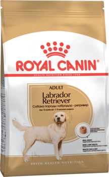 Сухой корм для Лабрадоров старше 15 месяцев Royal Canin Labrador Retriver Adult, Роял Канин Лабрадор Эдалт 3 кг, 12 кг