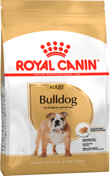 Сухой корм для Английских бульдогов старше 12 месяцев Royal Canin Bulldog Adult, Роял Канин Бульдог Эдалт 3 кг, 12 кг
