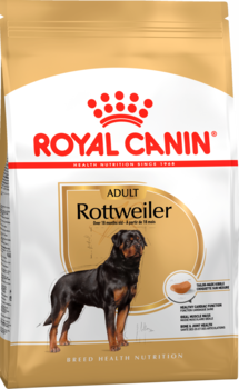 Сухой корм Ротвейлеров старше 18 месяцев Royal Canin Rottweiler Adult, Роял Канин Ротвейлер Эдалт 12 кг