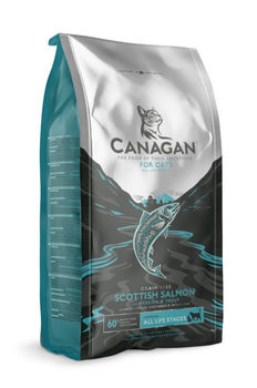 Сухой корм для кошек всех возрастов и котят Канаган с Шотландским лососем, Canagan GF Scottish Salmon 375 гр, 1,5 кг, 4 кг
