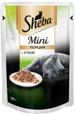 Влажный корм для кошек Sheba Mini с уткой 50гр