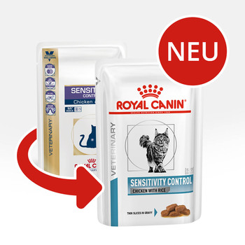 Royal Canin Sensitivity Control with Chicken and Rice корм для взрослых кошек при пищевой аллергии кусочки в желе с курицей и рисом 85 г 1 шт.