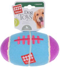 Игрушка для собак GiGwi "Большой регби - мяч", с пищалкой, 17 х 10 х 10 см.