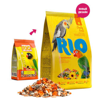 Корм для средних попугаев RIO основной, 500 г 500 гр
