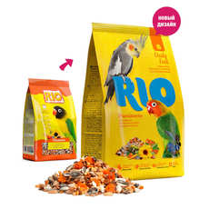 Корм для средних попугаев RIO основной, 500 г