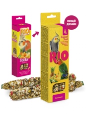 RIO Палочки для средних попугаев с тропическими фруктами