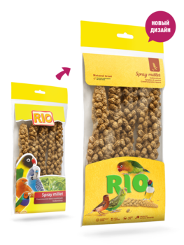 Сенегальское просо в колосьях для птиц  RIO 100 г 100 г