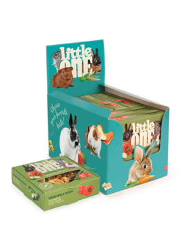 Little One Пицца с овощами. Лакомство-игрушка для всех видов грызунов 55 гр