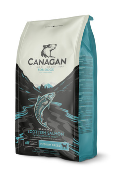 CANAGAN Grain Free, Scottish Salmon,  для собак всех пород , Шотландский лосось 2 кг, 6 кг, 12 кг