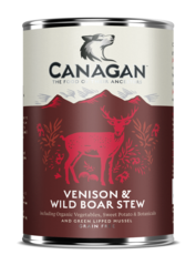 CANAGAN полнорационный влажный корм, рагу из оленины и дикого кабана 400г (уп-6шт)