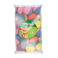 Игрушка для кошек Мяч для гольфа, разноцветный, d40мм
