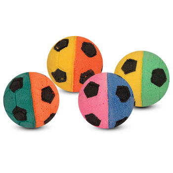 Игрушка для кошек  Мяч футбольный , разноцветный, d40мм 1 шт., 25 шт.
