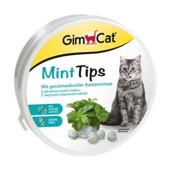 Витаминизированное лакомство для кошек Gimpet Cat-Mintips с кошачьей мятой 5 гр, 50 г, 200 гр