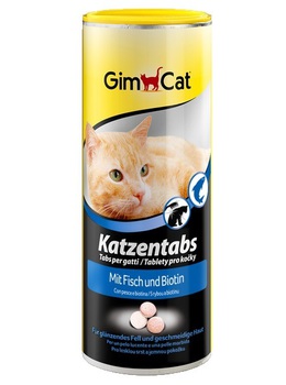 Витамины для кошек Gimpet Katzentabs с рыбой и биотином 425 гр