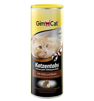 Витамины для кошек Gimpet Katzentabs с дичью и биотином, 425 г