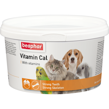 Кормовая добавка Beaphar Vitamin Cal для кошек, собак, грызунов и птиц 250 г