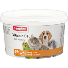 Кормовая добавка Beaphar Vitamin Cal для кошек, собак, грызунов и птиц 250 г