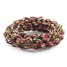 Игрушка для собак  Веревка-плетеное кольцо, 115мм