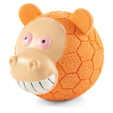 Игрушка для собак из латекса Медвежонок-мяч , 85мм
