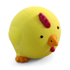 Игрушка для собак из латекса  Мяч-цыпленок , d80мм