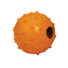 Игрушка для собак из ц/литой резины  Мяч с колокольчиком , d60мм