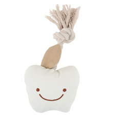 Игрушка NATURAL для собак из хлопка Яблоко на веревке , 130/250мм