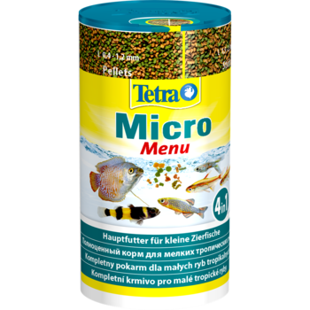 Корм для мелких видов рыб Tetra Micro Menu, 100мл