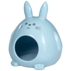 Домик для мелких животных керамический  Кролик  130*115*145мм