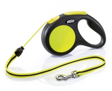 Рулетка Flexi Neon New Classic М (до 20 кг) трос 5 м Неон