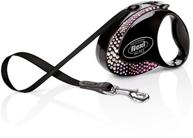 Рулетка Flexi Petit Elegance GLAM-Composition M, 5м Черный оникс