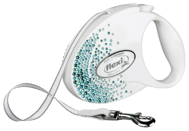 Рулетка Flexi Glam Composition S (до 12 кг) лента 3 м  Белый