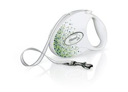 Рулетка Flexi  Glam Splash Leaf М (до 25 кг) лента 5 м