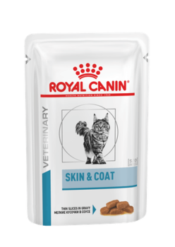 Royal Canin Skin & Coat для взрослых кошек старше 12 месяцев, с повышенной чувствительностью кожи и шерсти 85 г