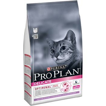 Сухой корм для взрослых кошек с проблемами пищеварения Pro Plan Adult Turkey and Rice Delikate с индейкой и рисом 400 гр, 1,5 кг, 3 кг, 10 кг
